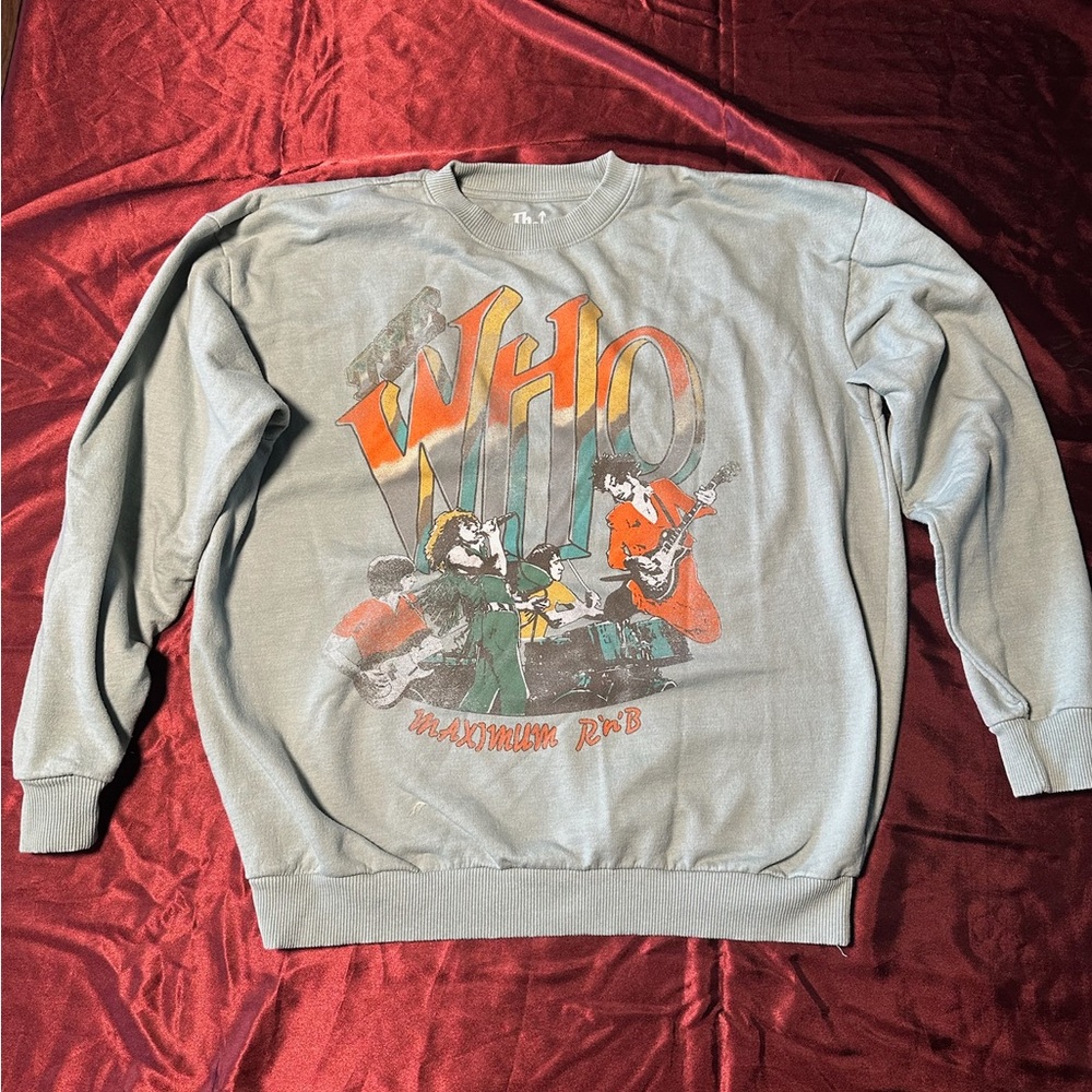 Gray WHO Graphic Men's Sweater